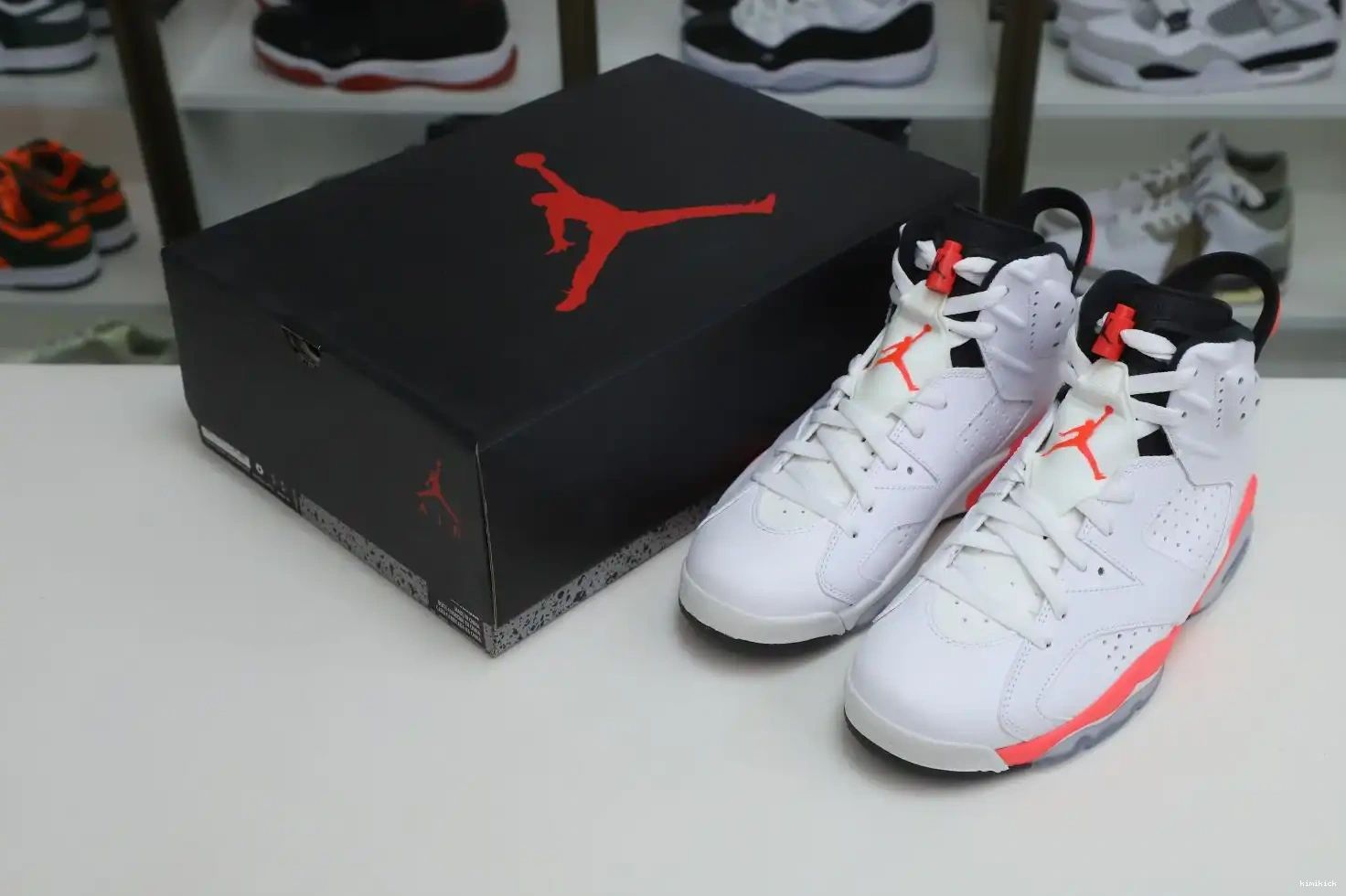 Jordan Retroinfrared Air White Kimikick 6 0527
